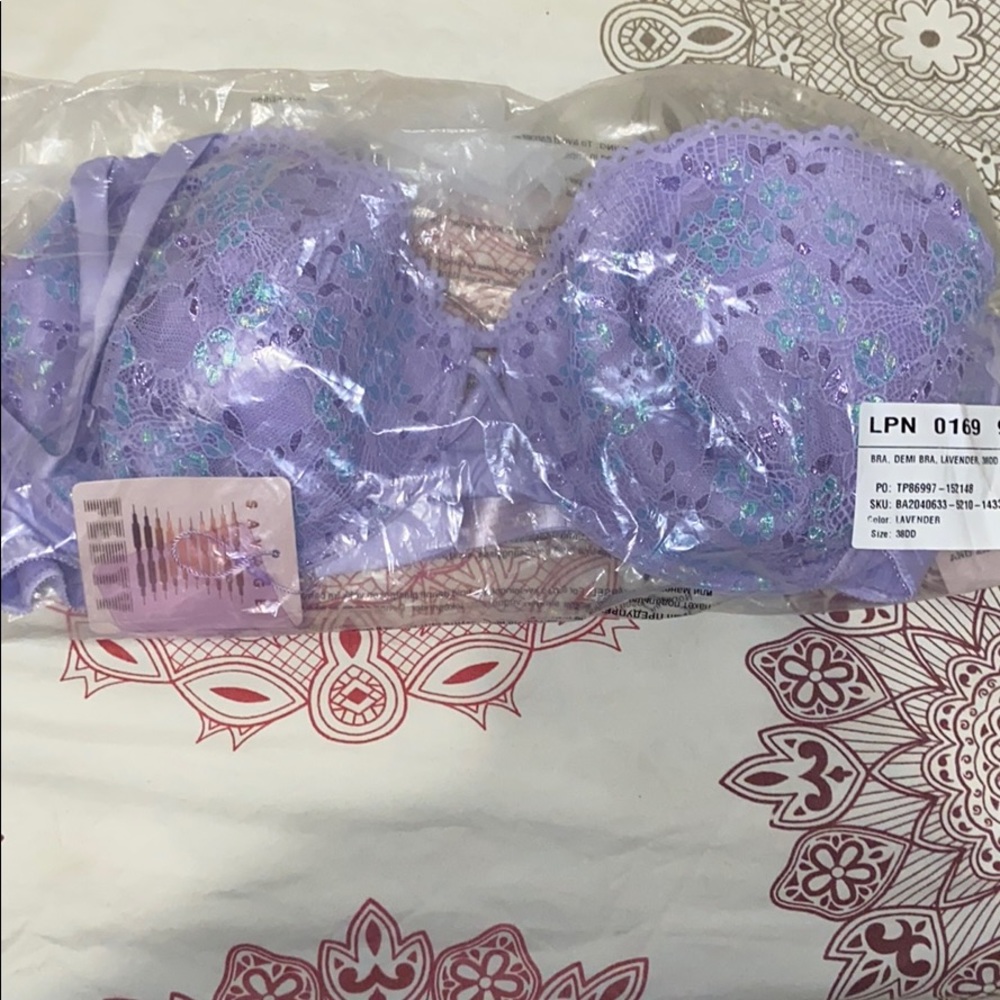 Lavender Demi Bra, Sz 38DD